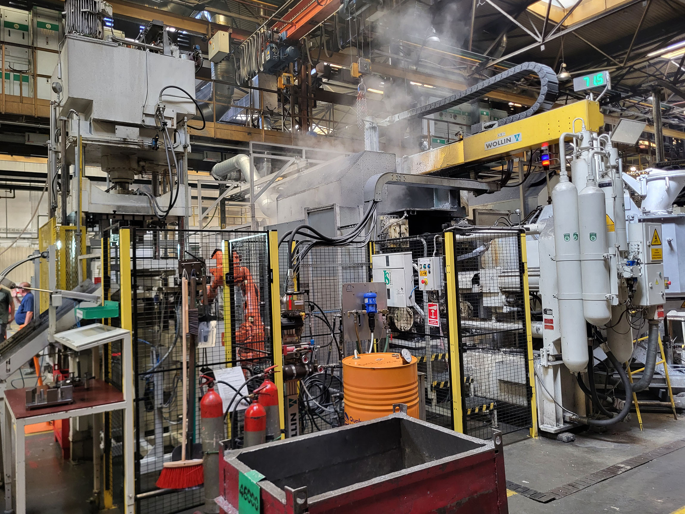 Bühler SC D/84 машина для литья под давлением с холодной камерой KK1422, б/у