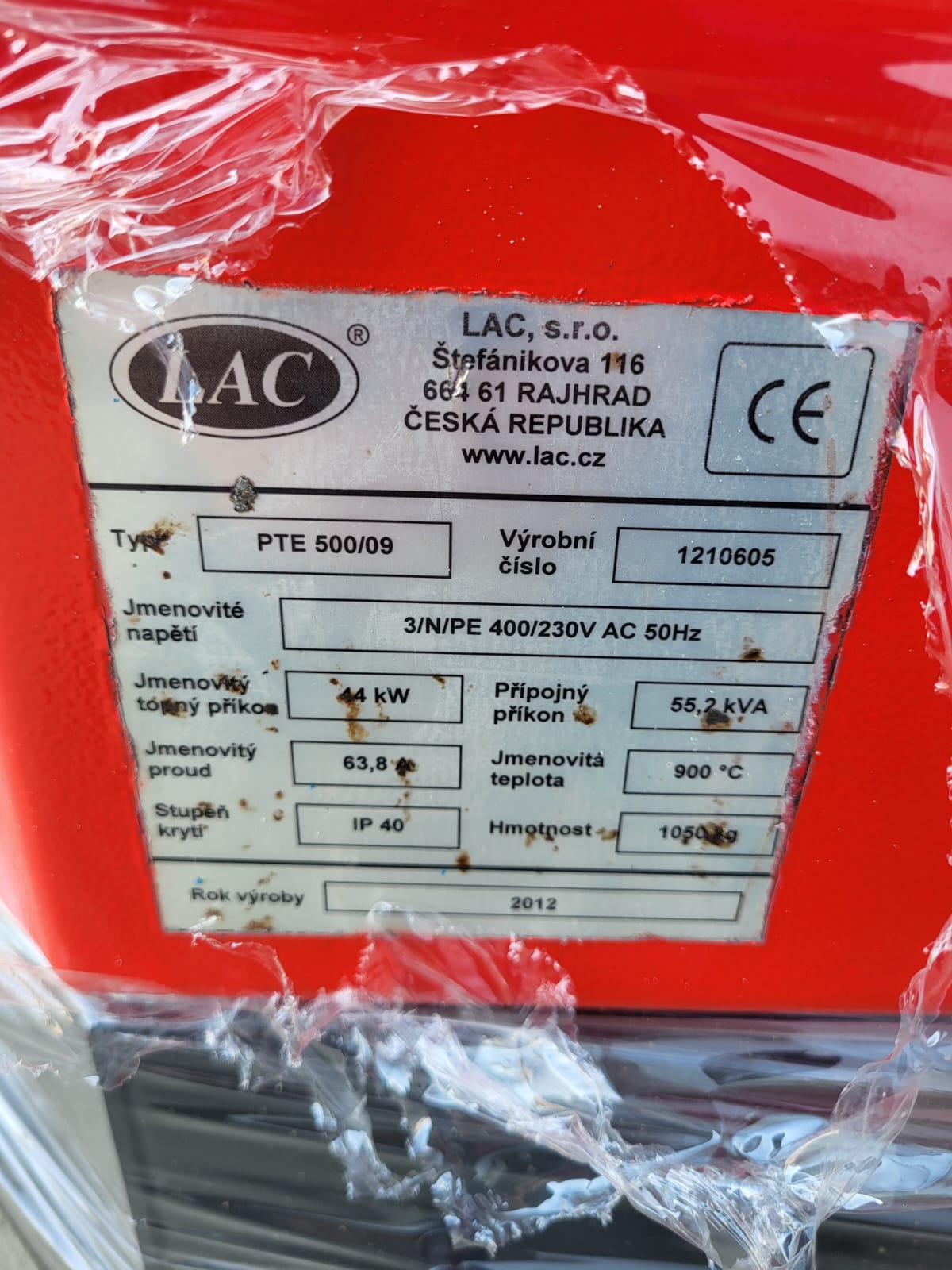 Печь для выдерживания LAC PTE 500/09 O1837, б/у Печь для выдерживания LAC PTE 500/09 O1837, б/у