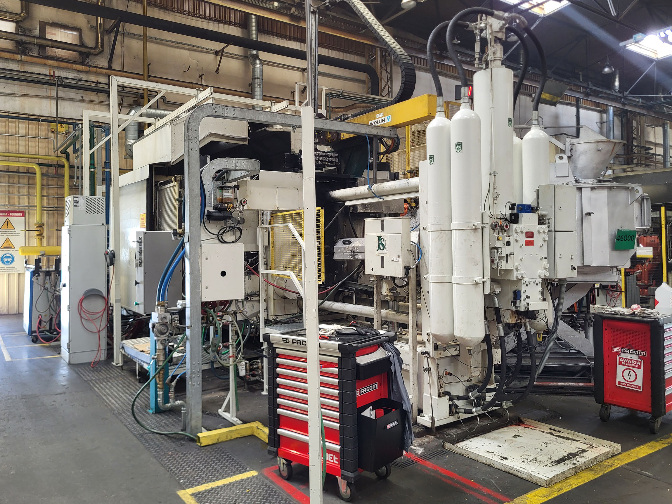 Bühler SC D/84 машина для литья под давлением с холодной камерой KK1422, б/у