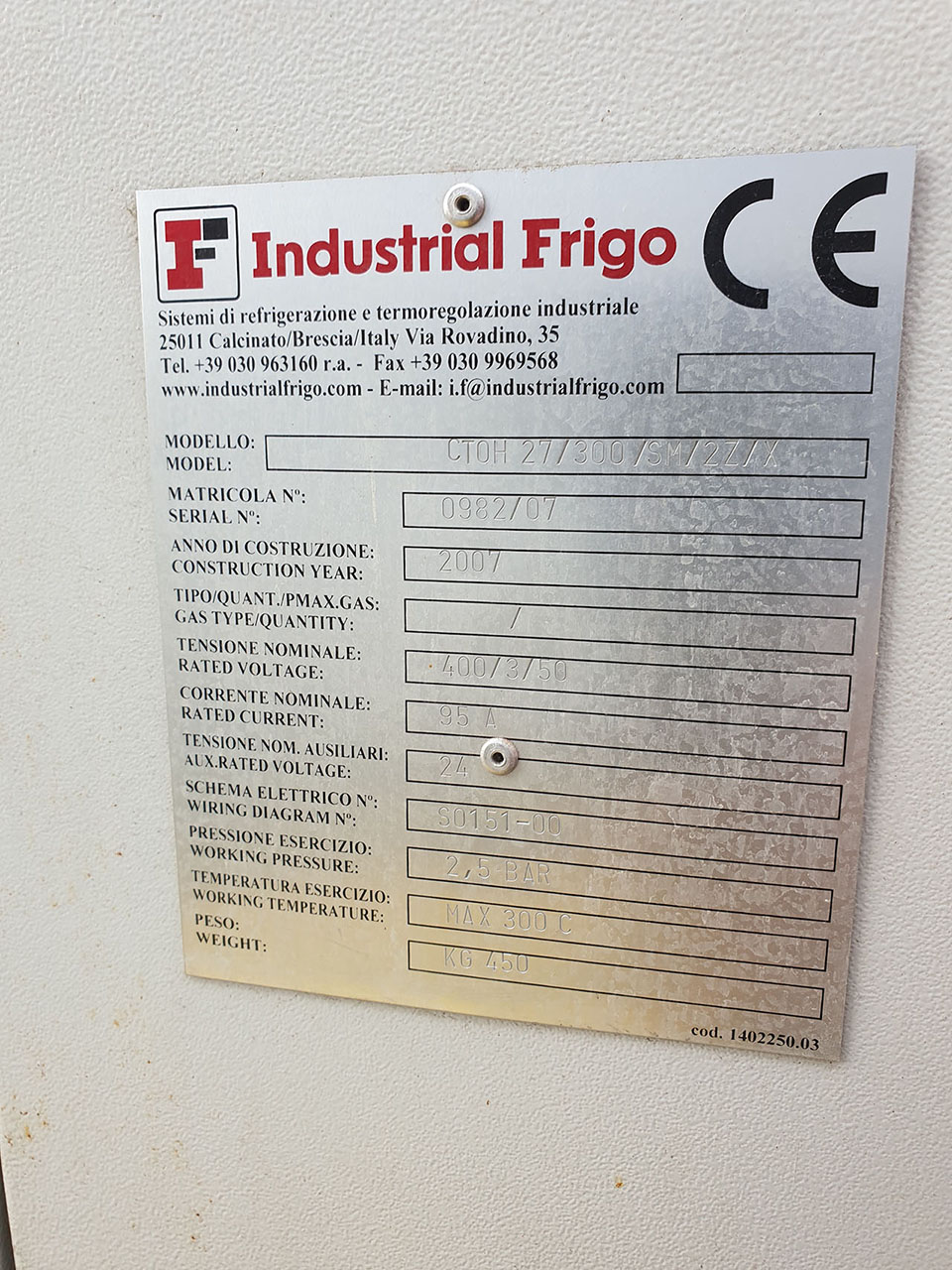 Industrial-Frigo-CTOH-27300SM2ZX-water-chiller-ZU2087-p1 Промышленный масляный чиллер Frigo CTOH 27/300/SM/2Z/X ZU2087
