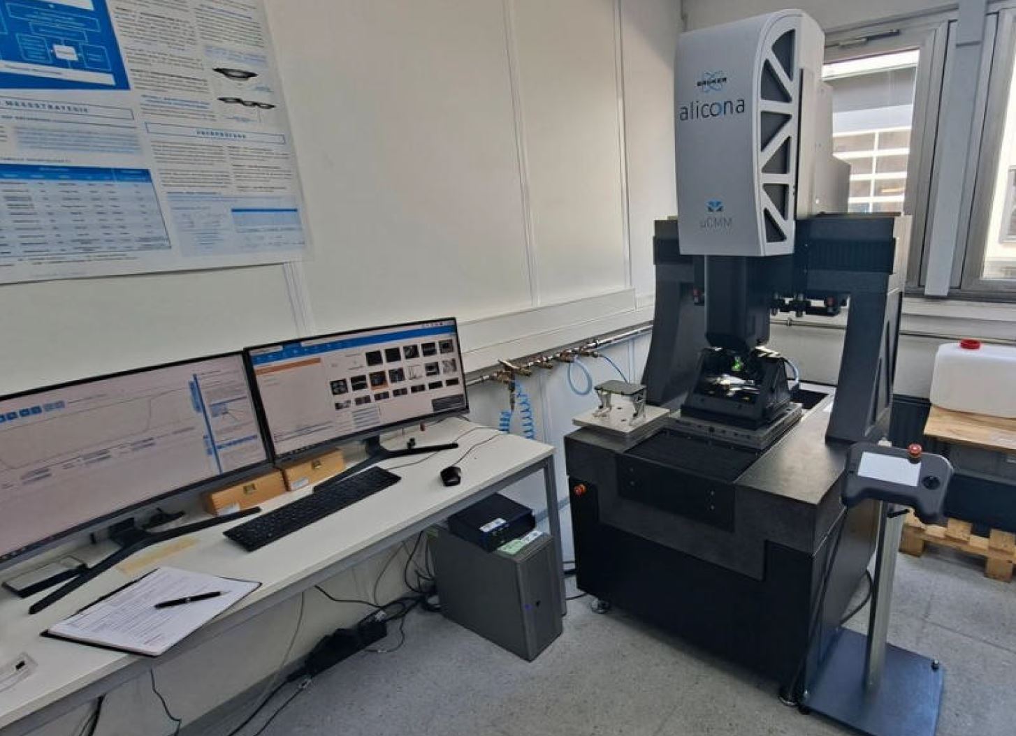 Bruker Alicona μCMM — оптический 3D-микрокоординатно-измерительный станок ZU2304, бывший в употреблении